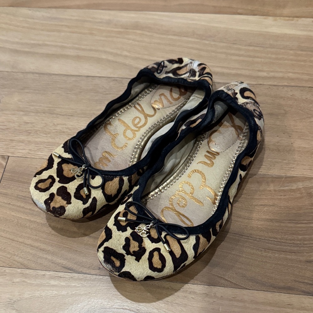 Sam Edelman Leopard Print Ballerina size 6.5